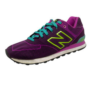 New Balance 574 Womens Sz 9 1/2 Sneakers Purple White Teal 1060:J.8.2